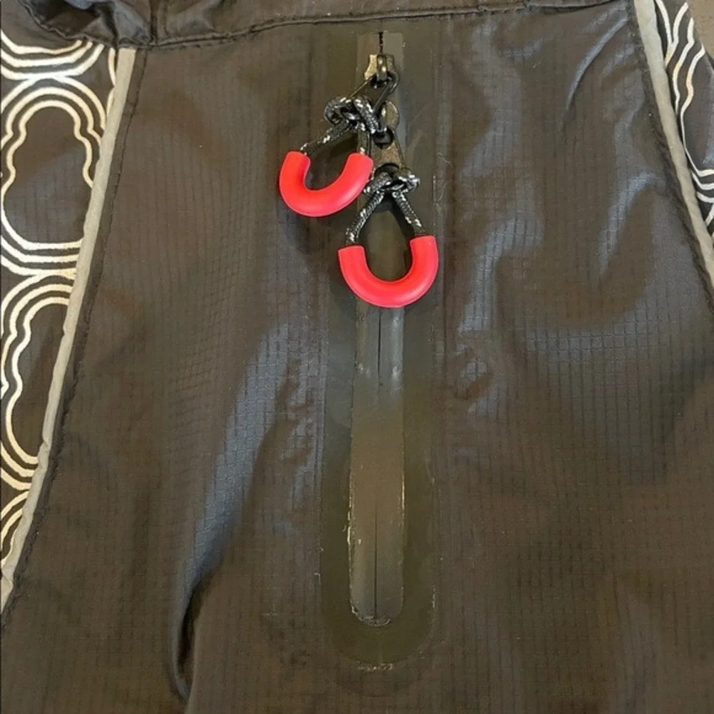 Kong Dog Lightweight Reflective Black Rain Jacket‎ Small 12-14 Inch NWT